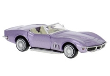 Brekina 19995 - H0 - Chevrolet Corvette C3, Cabrio - violett